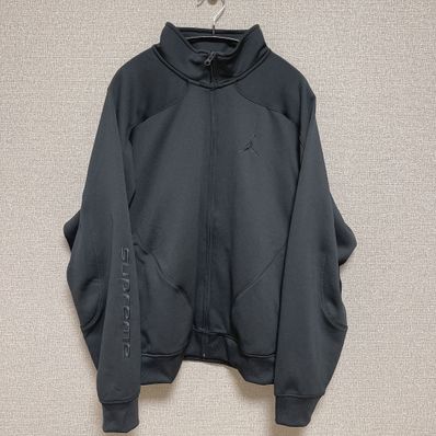 Supreme x Jordan Tricot Track Jacket "Black"