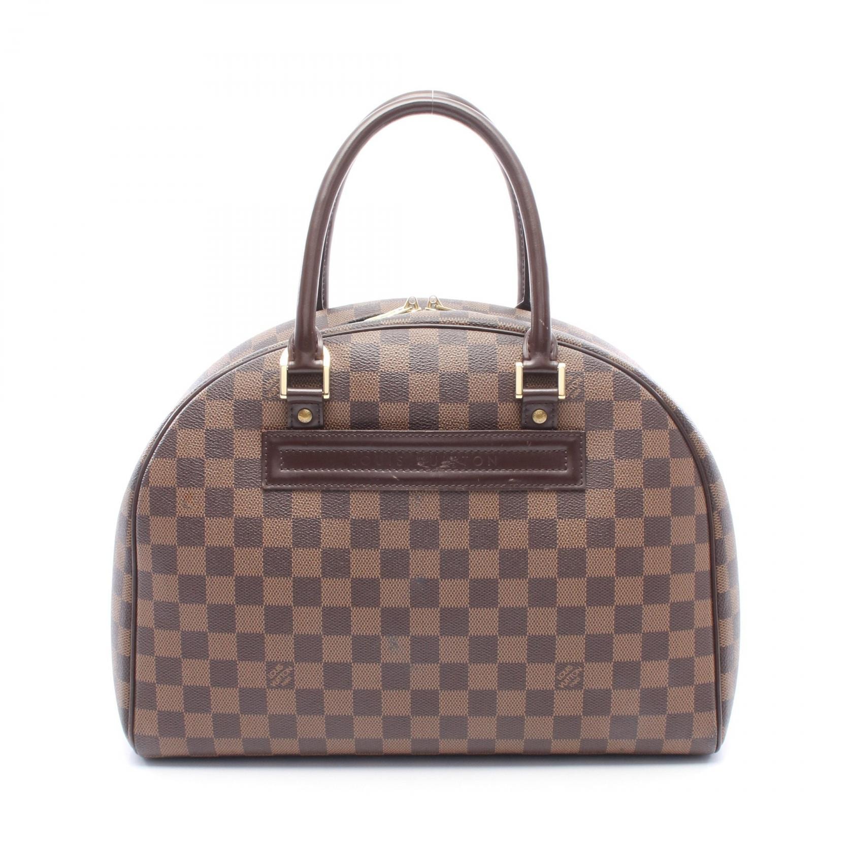ルイ・ヴィトン LOUIS VUITTON ノリータ ハンドバッグ バッグ PVCコーティングキャンバス レザー ダミエ エベヌ レディース ブラウン系 N41455 【中古】