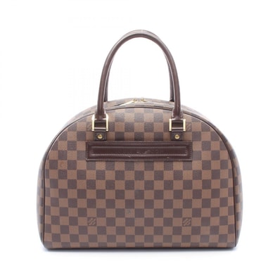 ルイ・ヴィトン LOUIS VUITTON ノリータ ハンドバッグ バッグ PVCコーティングキャンバス レザー ダミエ エベヌ レディース ブラウン系 N41455 【中古】