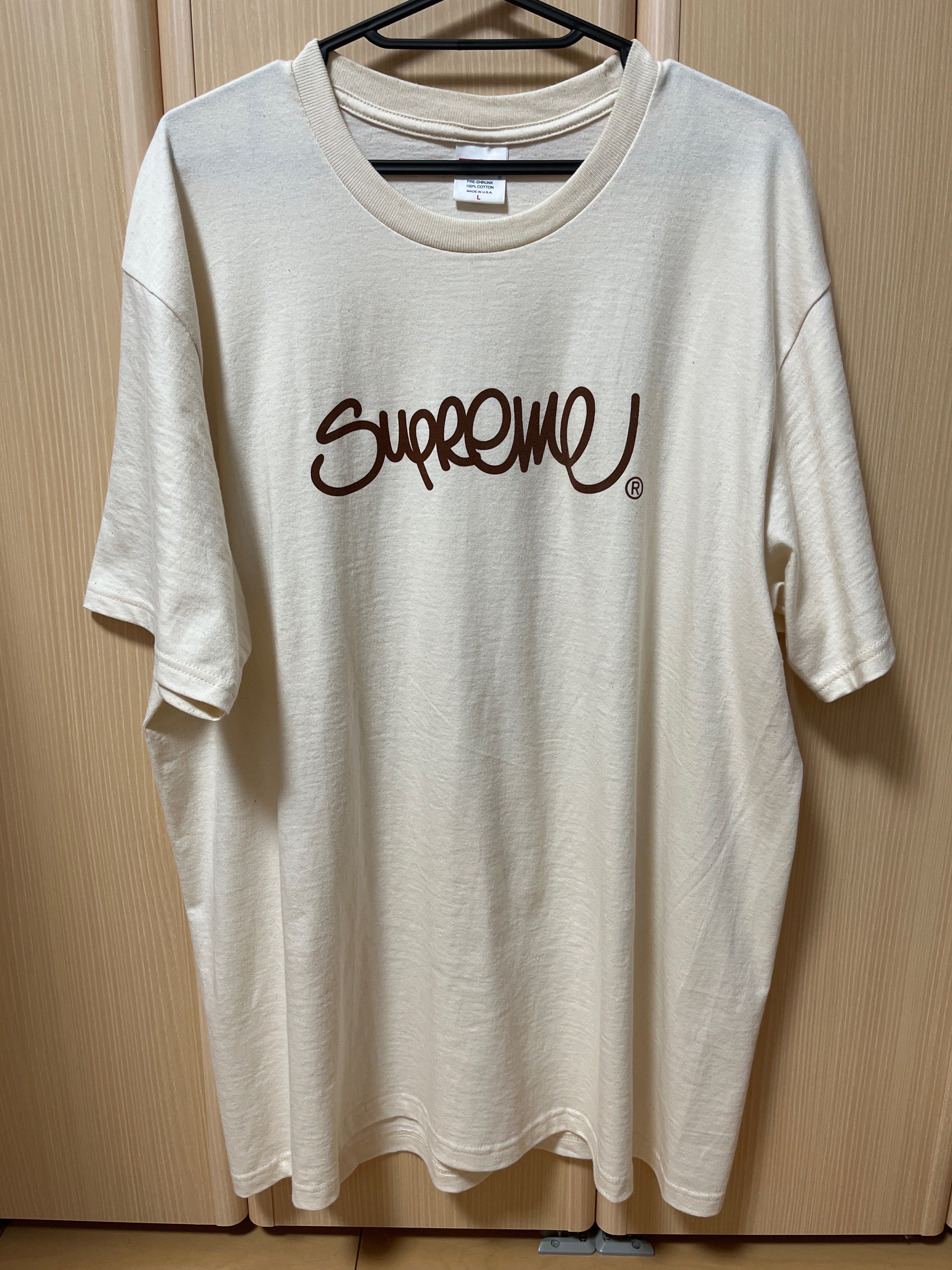 Supreme Handstyle Tee "Natural"