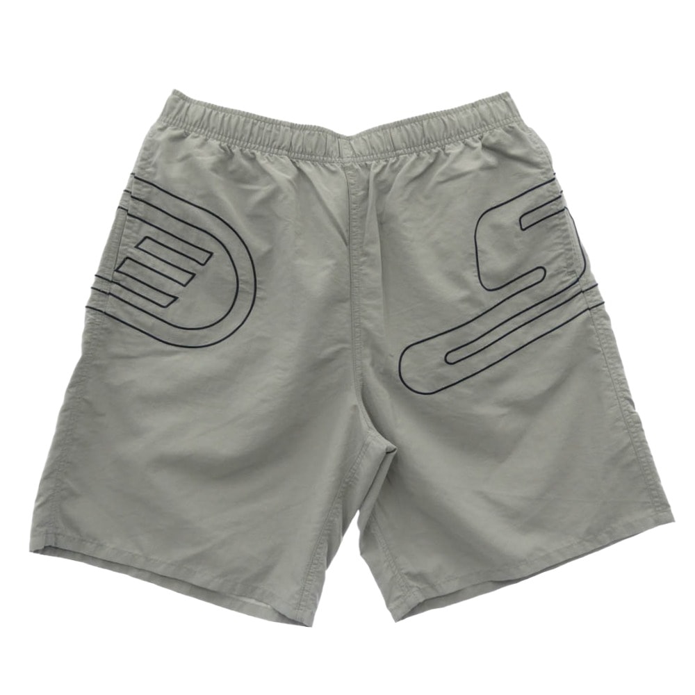 Supreme シュプリーム 25SS Big Logo Nylon Short ビッグ ロゴ ナイロン ショートパンツ ショーツ ハーフパンツ グレー系 M【美品】【中古】
