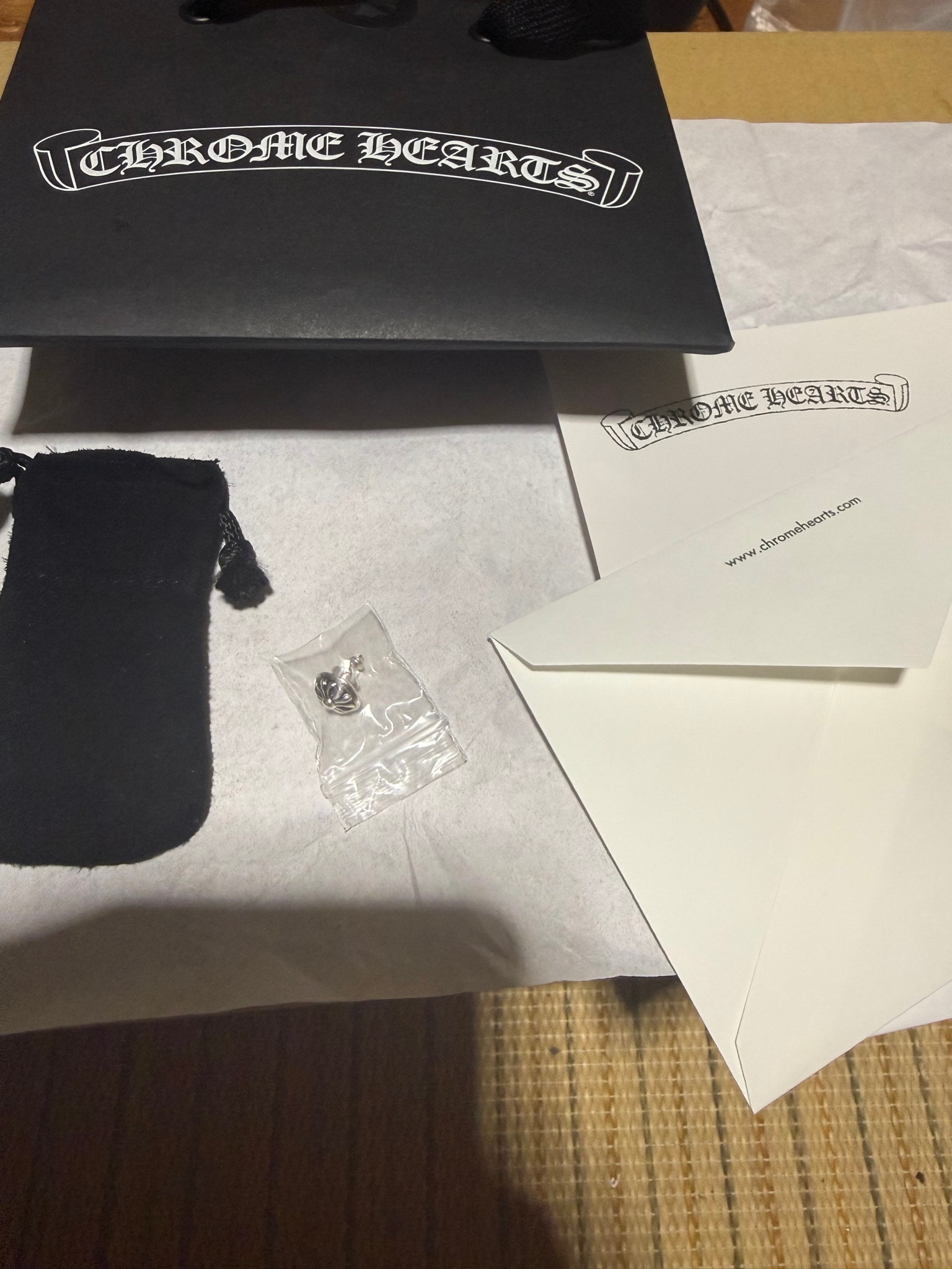 Chrome Hearts Cross Ball Stud Earrings "Silver"