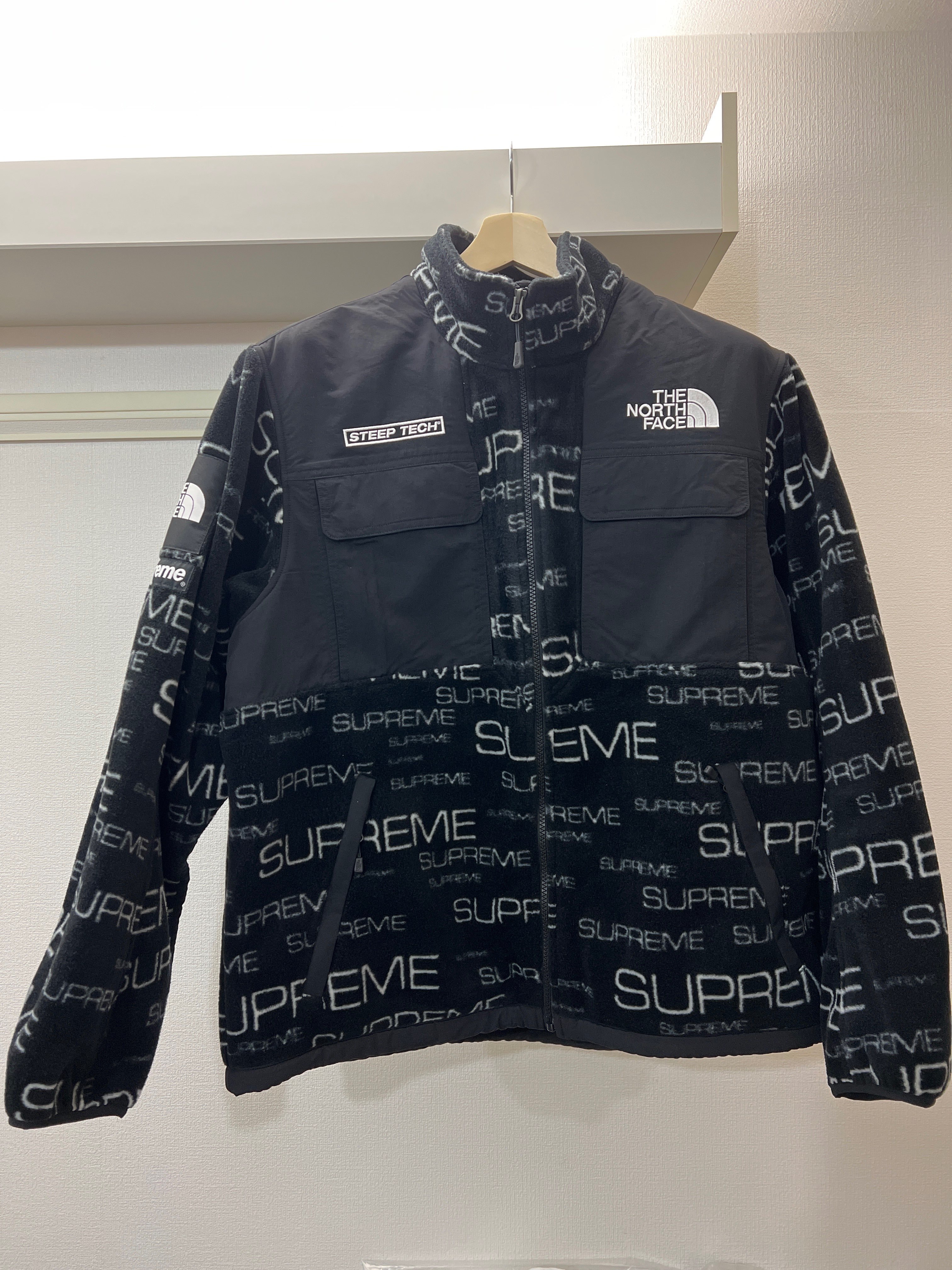 Supreme x The North Face Steep Tech Fleece Jacket "Black"
