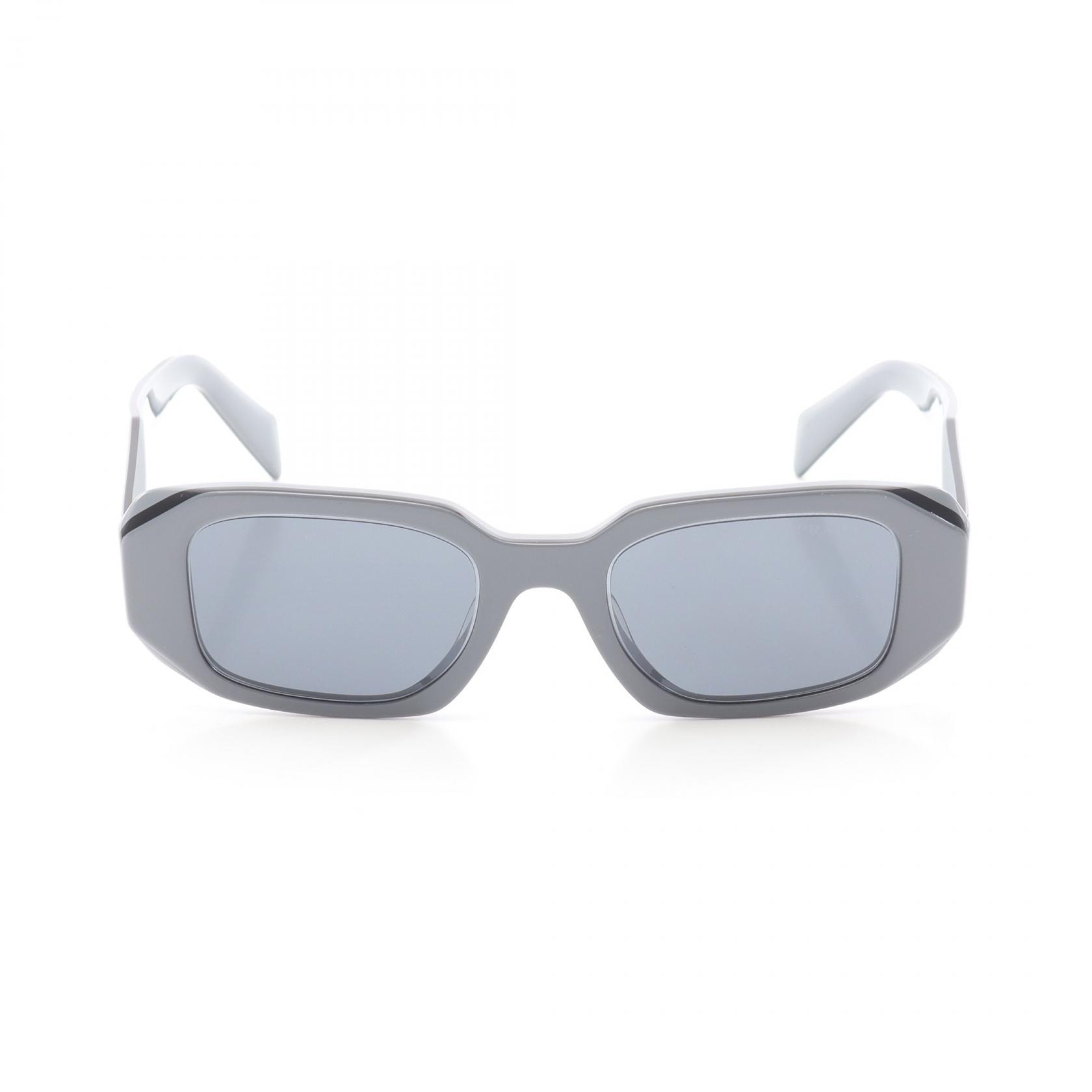 プラダ PRADA シンボル サングラス 衣料品 プラスチック レディース ブラック系 / グレー系 【中古】