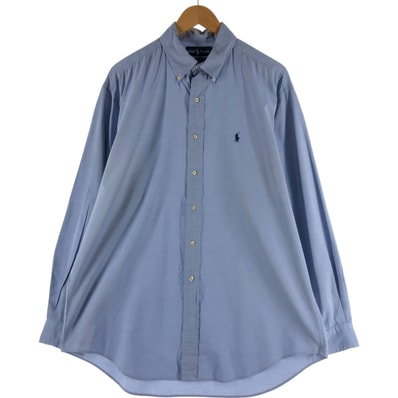 古着 ラルフローレン Ralph Lauren YARMOUTH 長袖 ボタンダウンシャツ メンズL相当/eaa540716