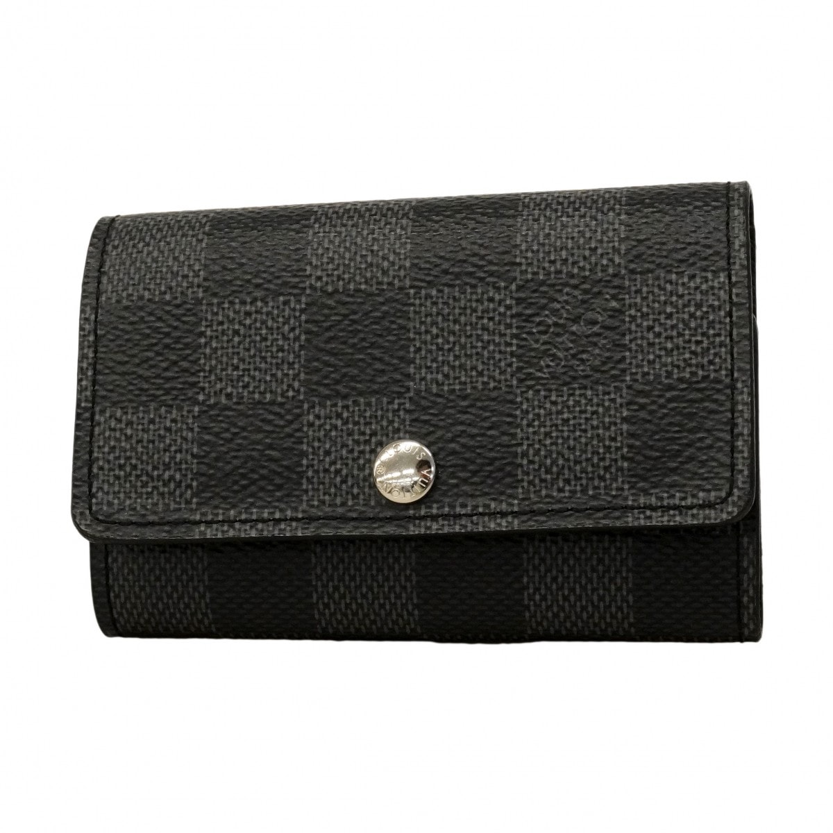 ★最終価格★SALE【6cc4133】ルイヴィトン キーケース ダミエ・グラフィット ミュルティクレ6 N62662 ブラック【中古】メンズ