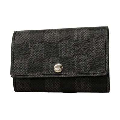 ★最終価格★SALE【6cc4133】ルイヴィトン キーケース ダミエ・グラフィット ミュルティクレ6 N62662 ブラック【中古】メンズ