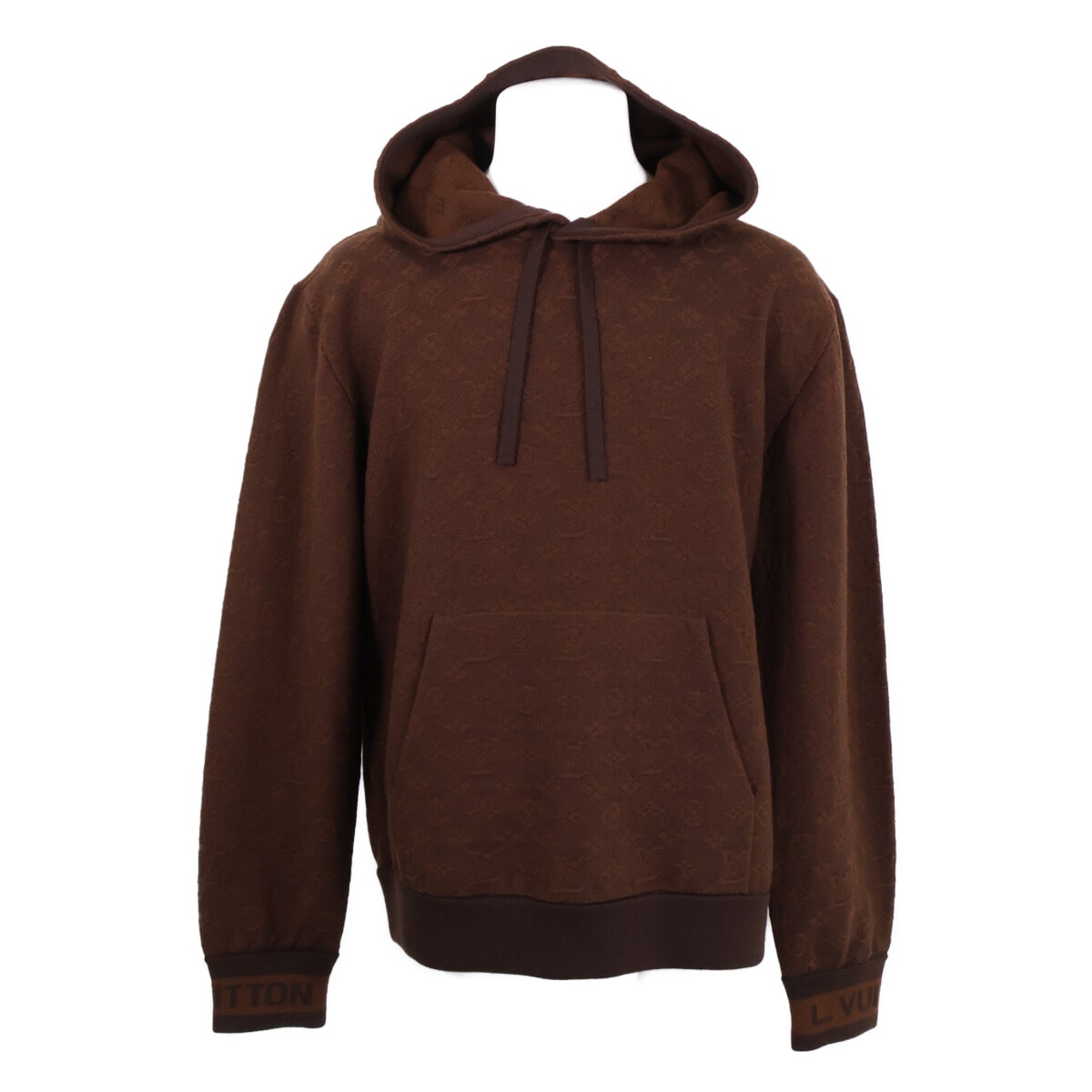 ルイヴィトン 【美品/国内正規】RM212 AU7 HLN81W モノグラム プルオーバー ニットパーカー M