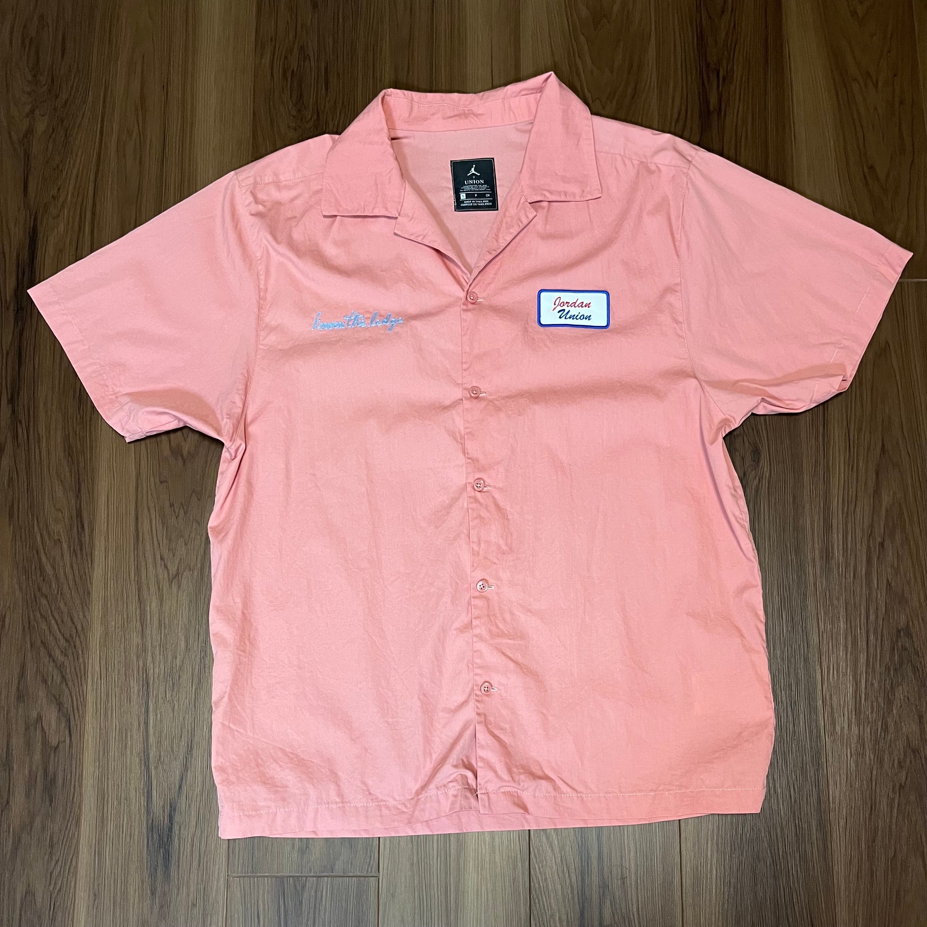 Air Jordan x Union Mechanic Shirt "Pink"