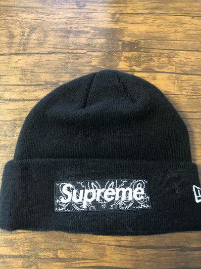 Supreme New Era® Box Logo Beanie "Black"