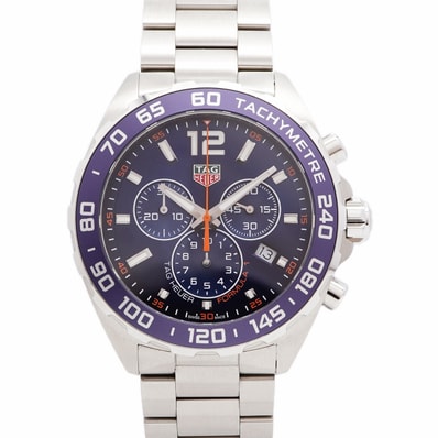 【6wdc0248】タグホイヤー フォーミュラ1 CAZ1014 ネイビー文字盤【中古】腕時計 メンズ