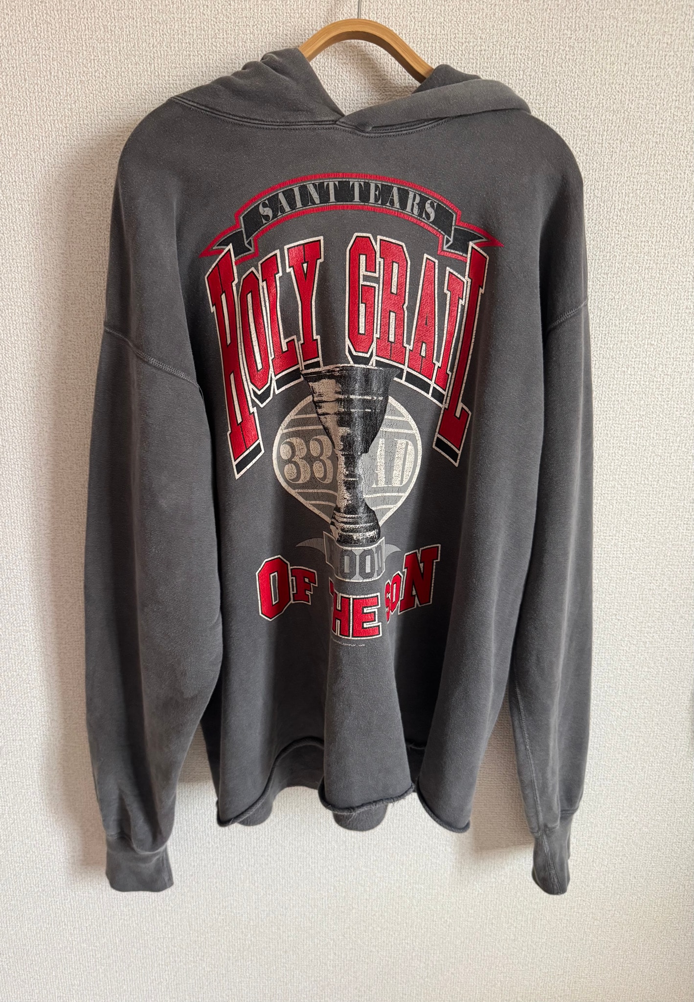 SAINTMxxxxxx DENIMTEARS HOODIE HOLYGRAIL