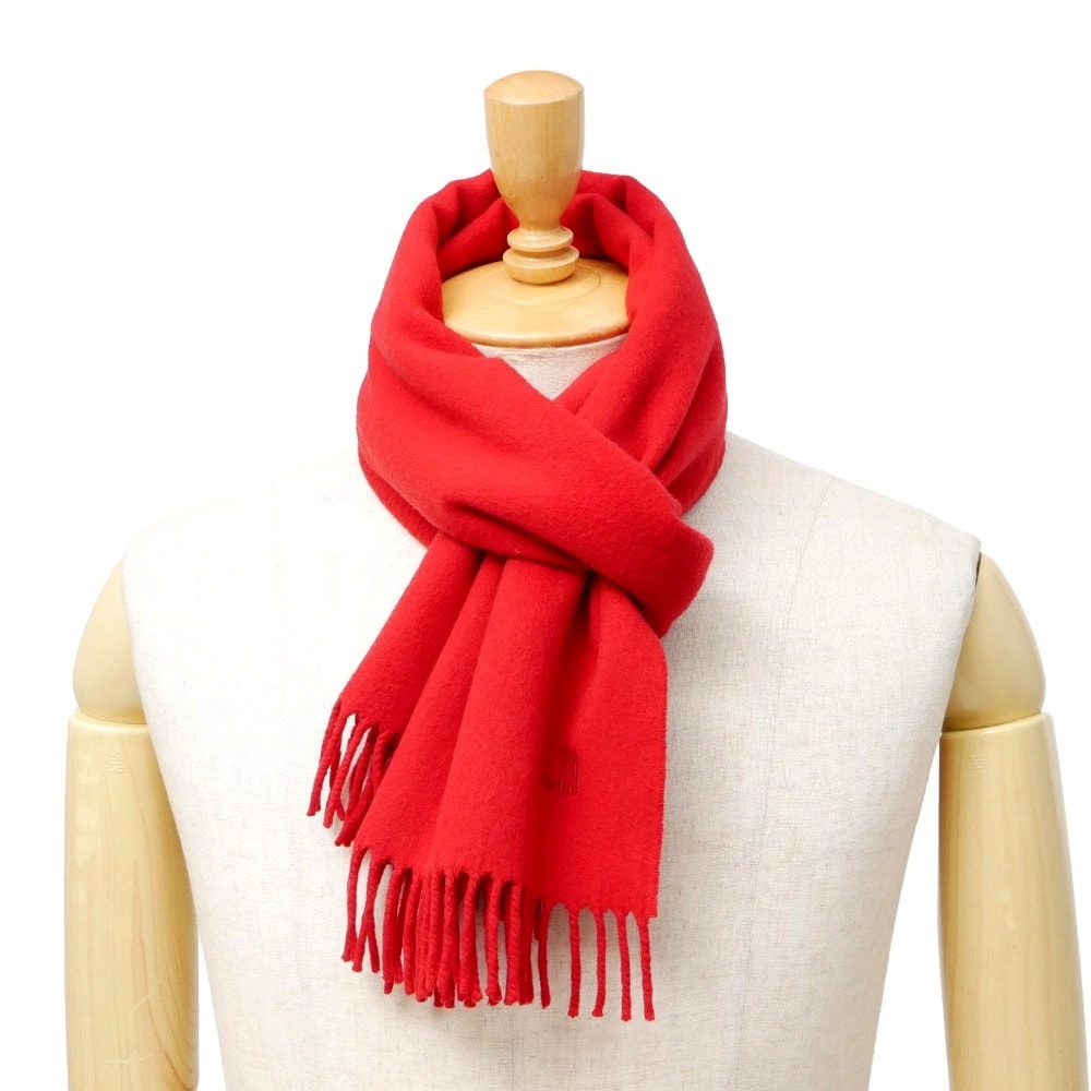 ■美品■Dunhill ダンヒル マフラー 総カシミヤ フリンジ ストール ブランド古着【中古】20260206/RA7442