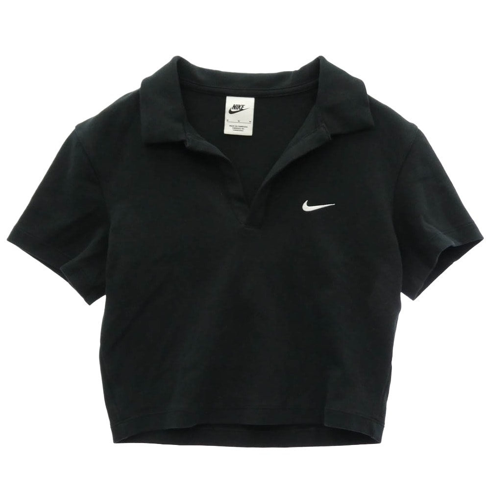 NIKE ナイキ ポロシャツ DV7885-010 W ESS SS POLO CRP ウィメンズ エッセンシャル 半袖 ポロシャツ ブラック系 M【中古】