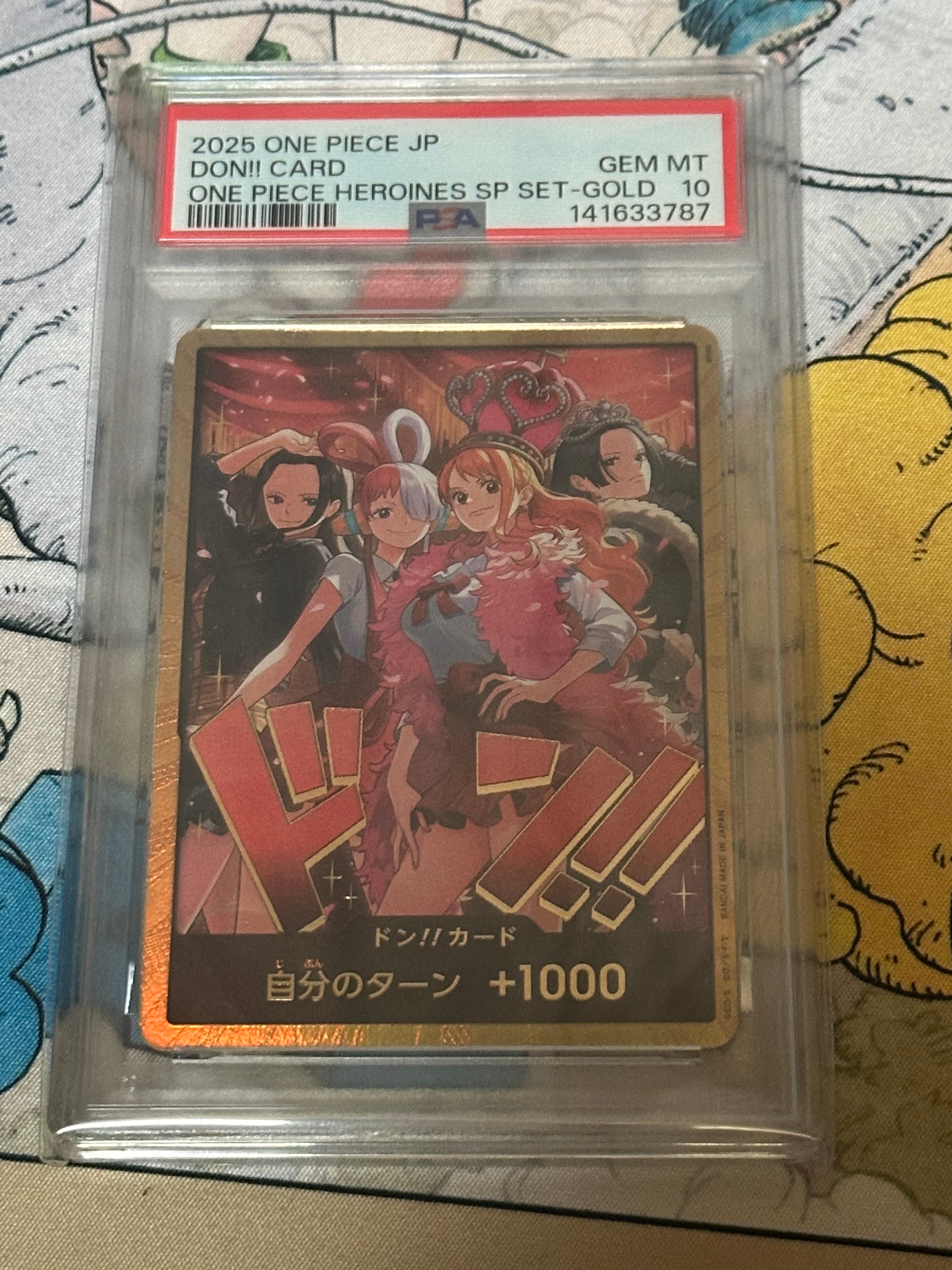 ドン!!カード : ロビン&ウタ&ナミ&ハンコック スーパーパラレル [開封済](エクストラブースター「ワンピース ヒロインズエディション スペシャルセット」)