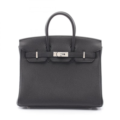 エルメス HERMES バーキン25 ハンドバッグ バッグ トゴ トゴ レディース ブラック系 【中古】