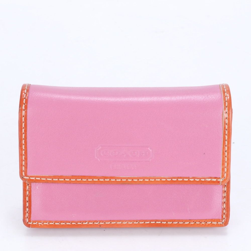 ■美品 コーチ カードケース レザー