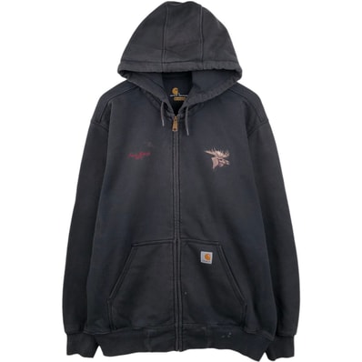 古着 カーハート Carhartt ORIGINAL FIT スウェットフルジップパーカー メンズL相当 フルジップ/eaa675991