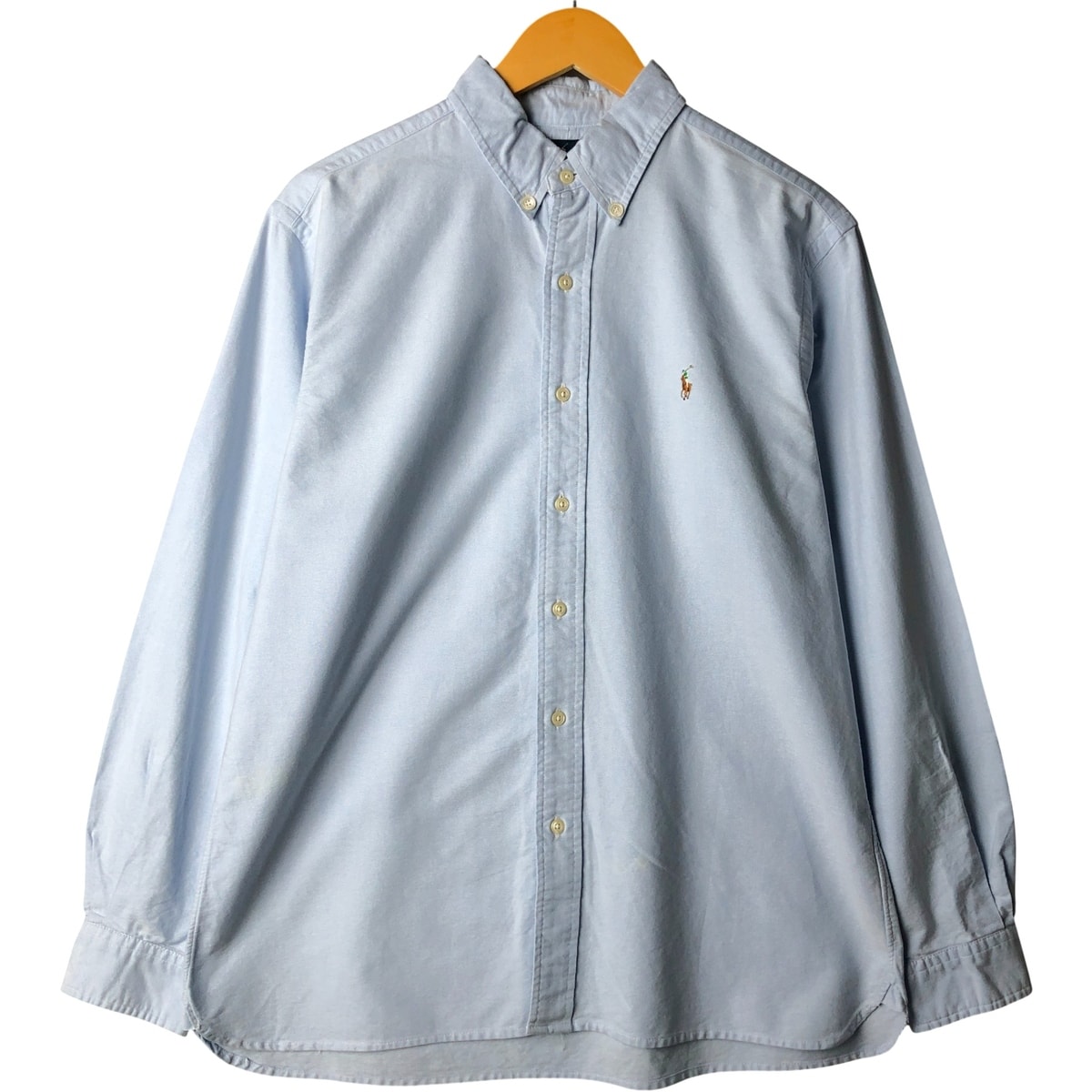 古着 ラルフローレン Ralph Lauren CLASSIC FIT クラシックフィット 長袖 ボタンダウンシャツ メンズL相当/eaa590878