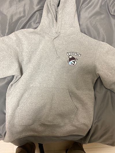 Supreme Snowman Hooded Sweatshirt "Heather Grey"