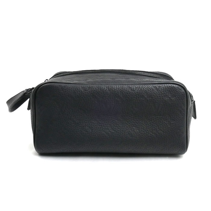 LOUIS VUITTON ルイ・ヴィトン ドップ キット クラッチバッグ モノグラム トリヨン ノワール M59478 IC メンズ【中古】