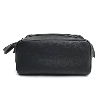 LOUIS VUITTON ルイ・ヴィトン ドップ キット クラッチバッグ モノグラム トリヨン ノワール M59478 IC メンズ【中古】