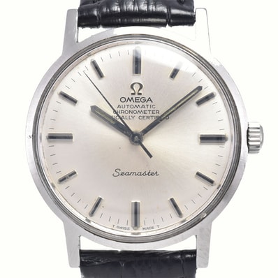オメガ OMEGA 165.070 ヴィンテージ シーマスター Cal.551 シルバー 自動巻き メンズ 腕時計 L#147902