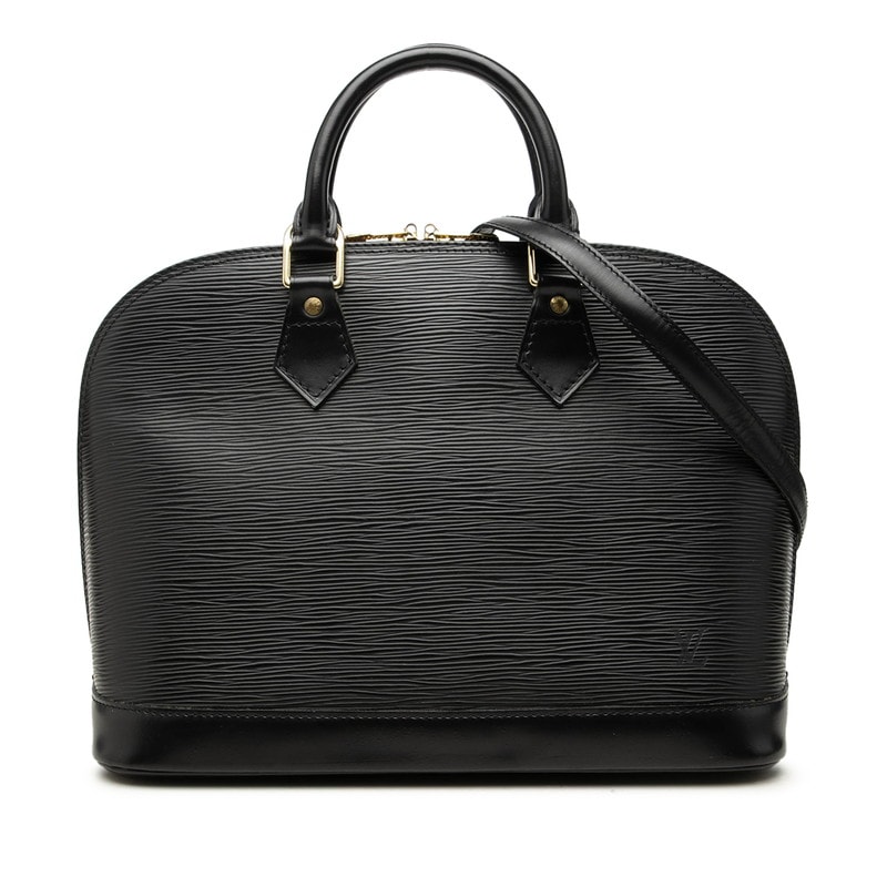 ルイ ヴィトン エピ アルマ ハンドバッグ ショルダーバッグ 2WAY M52142 ノワール ブラック レザー レディース LOUIS VUITTON 中古