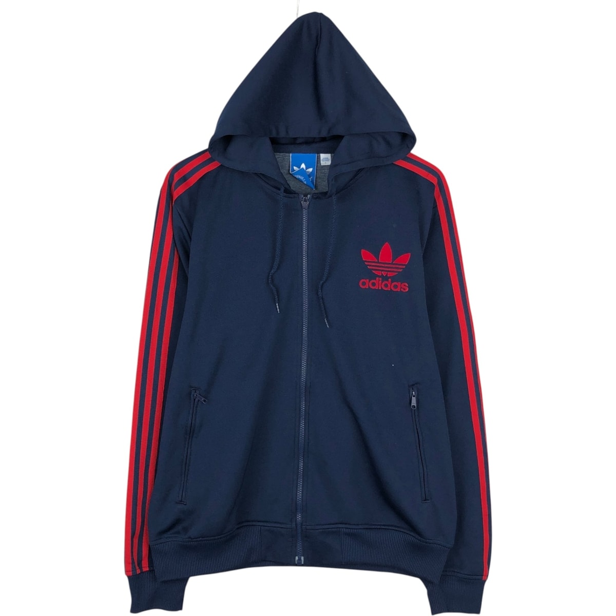 古着 アディダス adidas ORIGINALS オリジナルス ジャージパーカー トラックジャケット メンズL相当/eaa629425