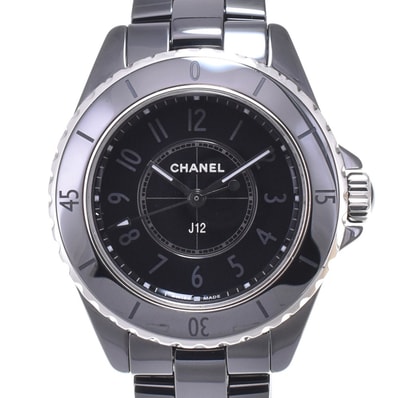 値下 シャネル CHANEL H06346 J12 ファントム 世界限定1200本 クォーツ レディース 美品 保証書付き M#143357