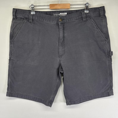 古着 カーハート Carhartt ショートパンツ ダック地 ハーフパンツ ショーツ ペインター ワーク 半ズボン w42 L11 グレー メンズ