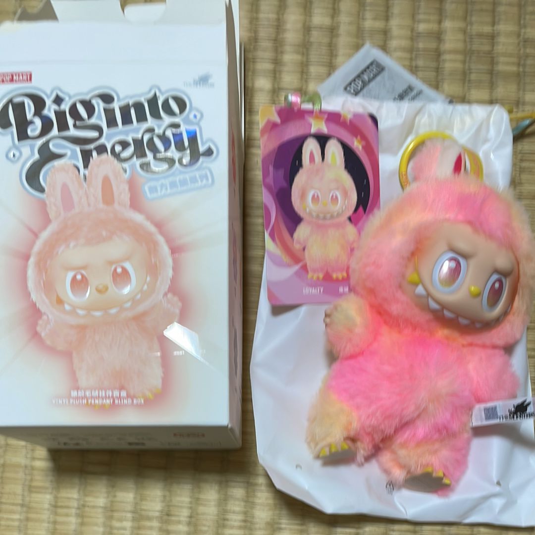 POP MART THE MONSTERS (LABUBU) Big into Energy Series Plush Pendant LOYALTY