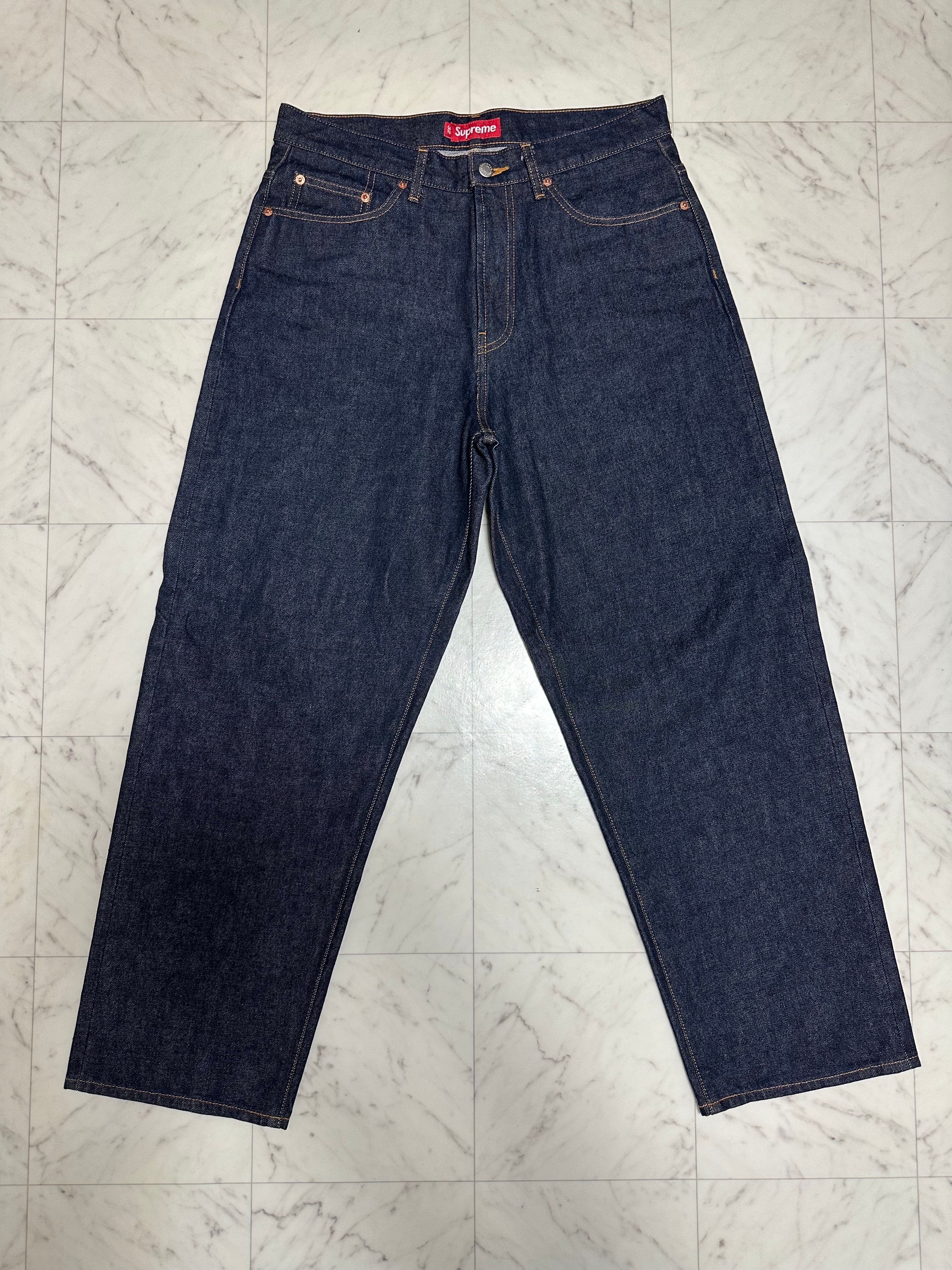 Supreme Baggy Selvedge Jean (25FW) "Rigid Indigo"
