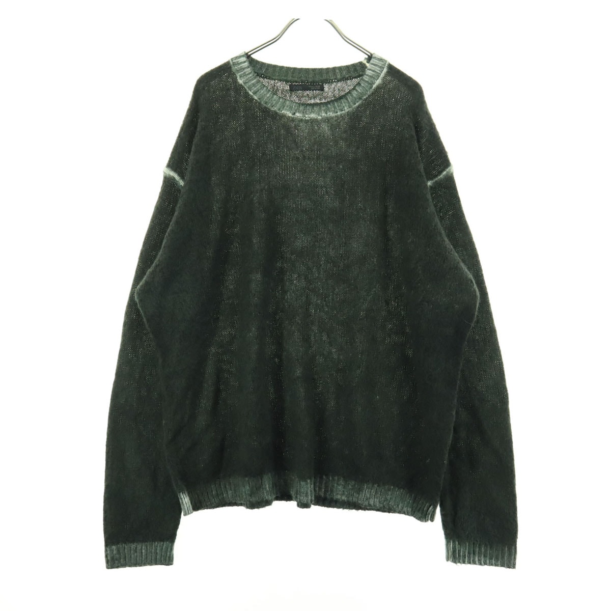 ZARA ザラ 長袖 シャギー ニット L カーキ