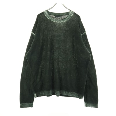 ZARA ザラ 長袖 シャギー ニット L カーキ