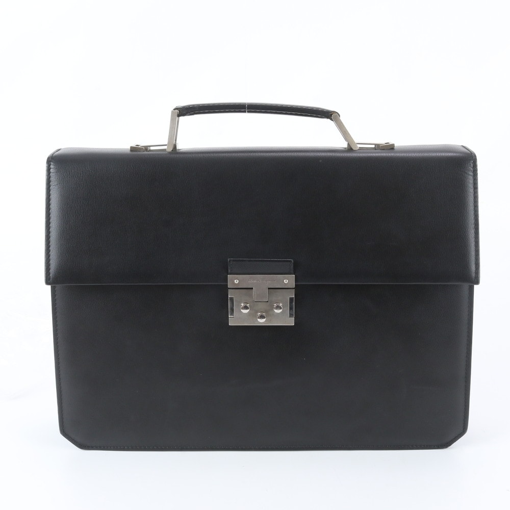 ■美品 サルヴァトーレフェラガモ ビジネス バッグ レザー