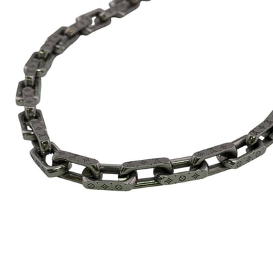 ルイヴィトン LOUIS VUITTON ネックレス モノグラム コリエ チェーン モノグラム アクセサリー M00307 シルバー