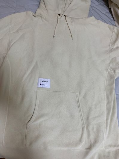 Wtaps ACADEMY / HOODED / COTTON. CHAMPION. REVERSE WEAVE "Sand"(782)