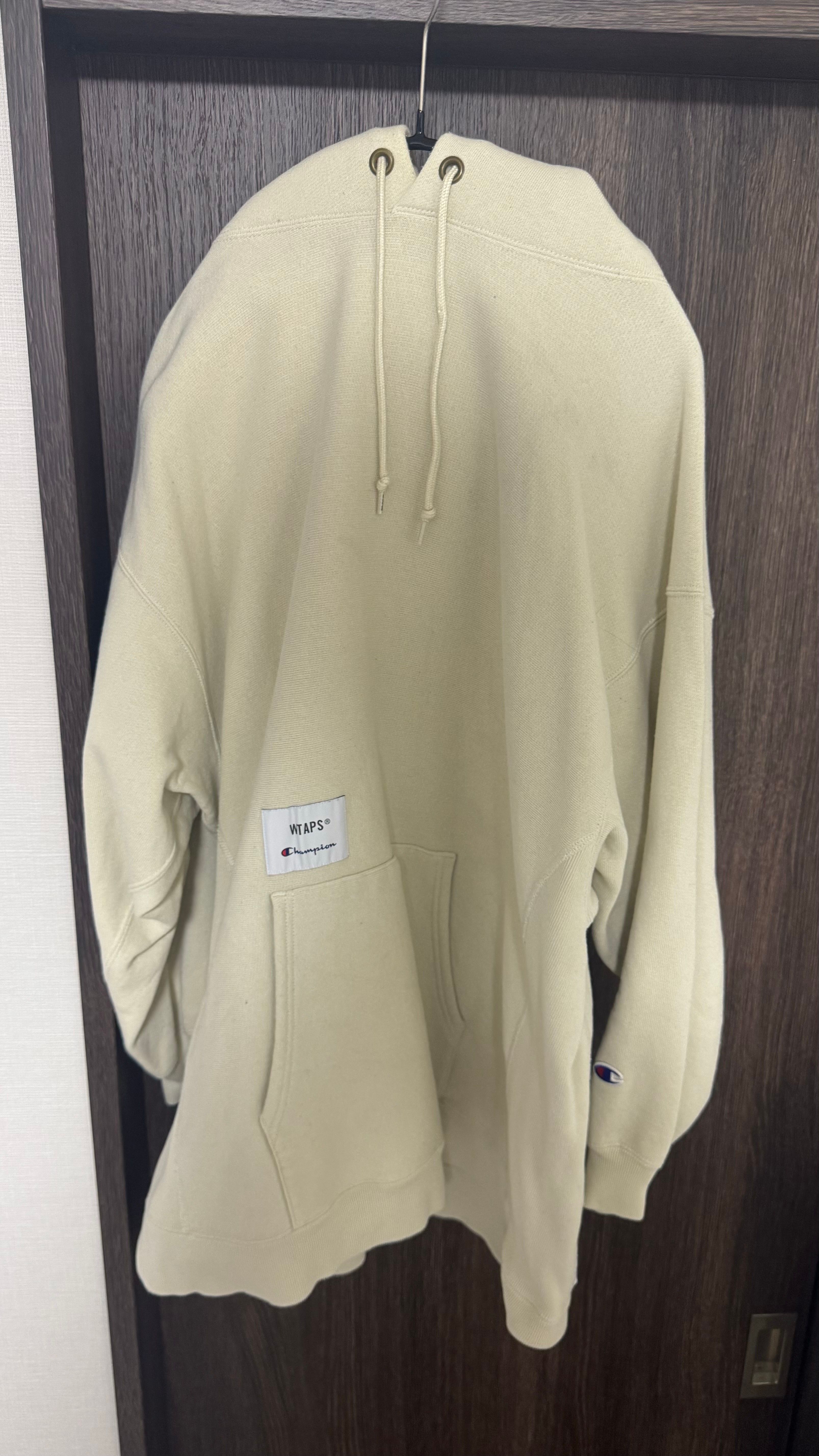 Wtaps ACADEMY / HOODED / COTTON. CHAMPION. REVERSE WEAVE "Sand"(782)