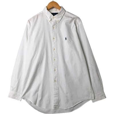 古着 ラルフローレン Ralph Lauren YARMOUTH 長袖 ボタンダウンシャツ メンズL相当/eaa548375