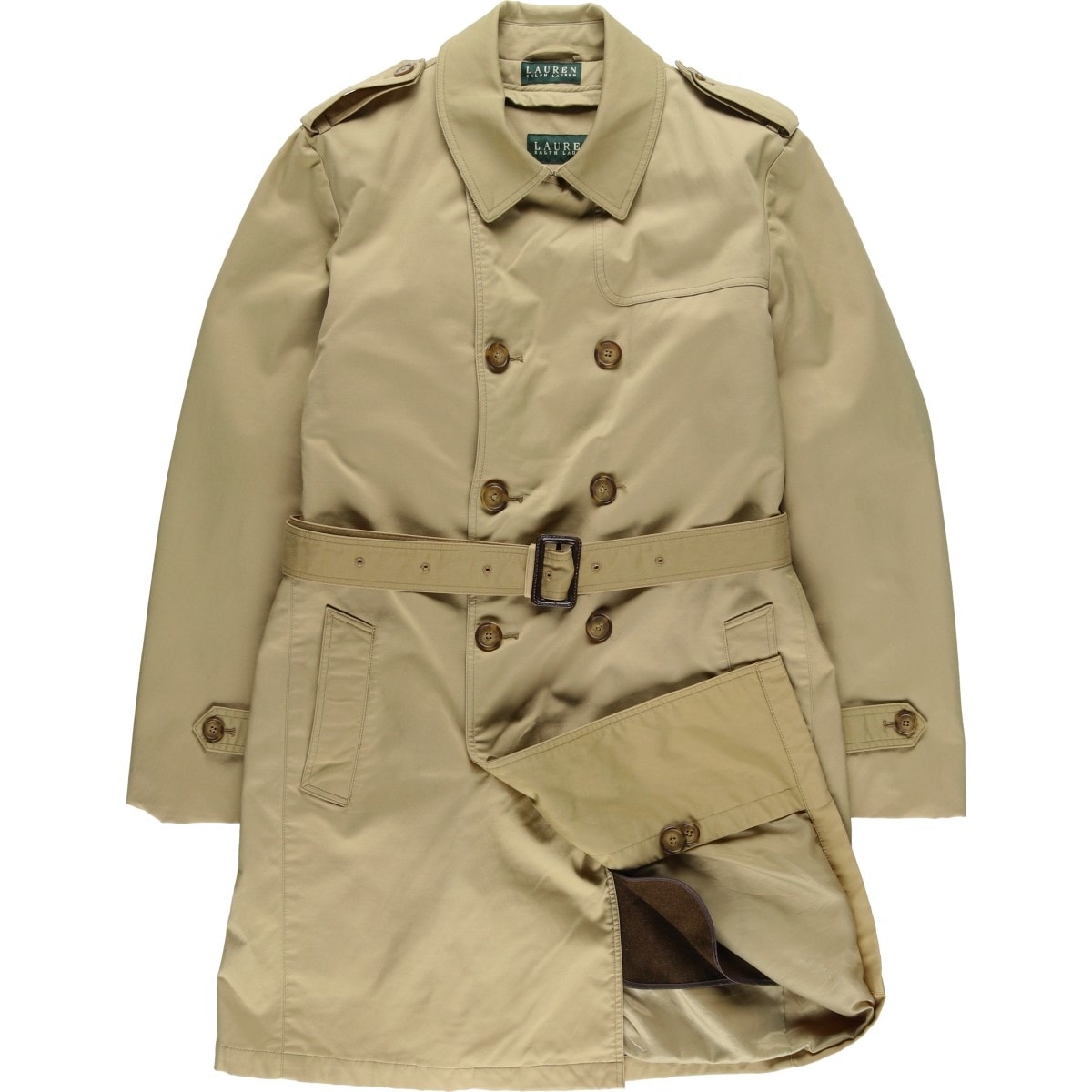 古着 ラルフローレン Ralph Lauren LAUREN ローレン トレンチコート メンズM相当/evb033582
