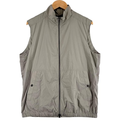 極美品 ヘルノ ベスト グレー メンズ 46 GI000379U