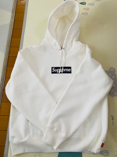 Supreme Paris Anniversary Box Logo Hooded Sweatshirt "White"