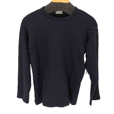 90s 田中オム ステッチクルーネックニット【1142553743177】