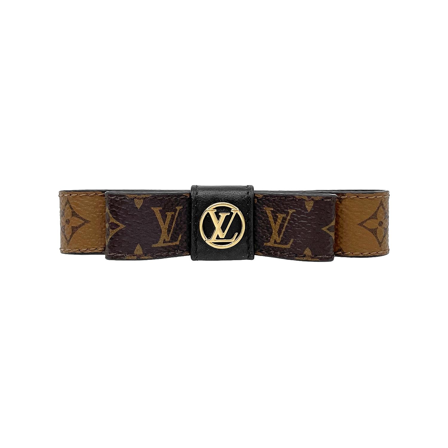LOUIS VUITTON ルイ・ヴィトン LVサークル マイ LV ボウ リボン バレッタ
髪留め ヘアアクセ M02321 PVC メタル ブラウン レディース
【中古】