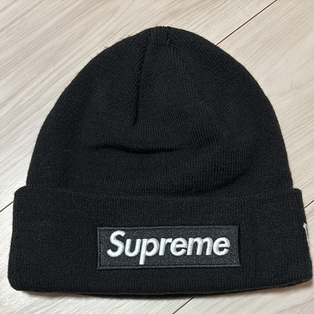 Supreme New Era® Box Logo Beanie "Black" (21FW)