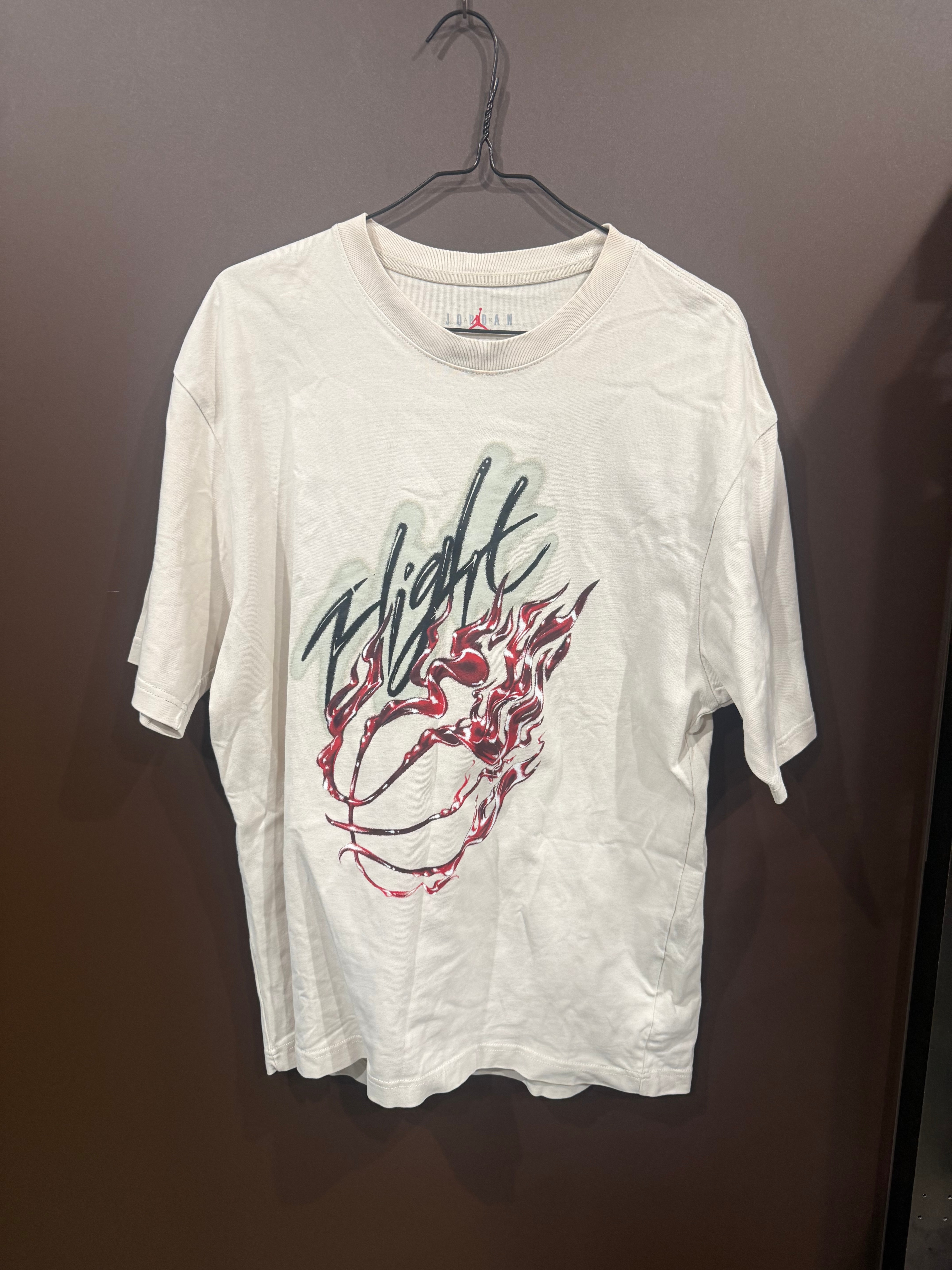 トラヴィススコット x エアジョーダン ブランド M J TS Tシャツ "オレウッド"