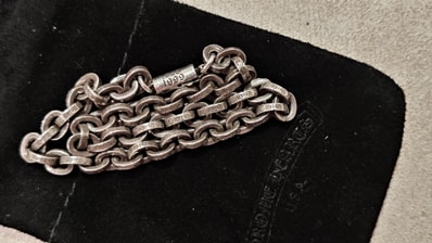 Chrome Hearts Paper Chain Bracelet "Silver"