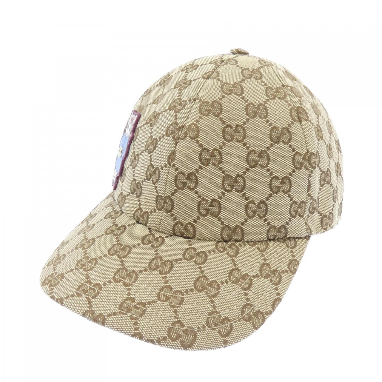 GUCCI GGキャンバス　ベースボールキャップ　ベージュ グッチ オリジナルGGキャンバス ベースボールキャップ 