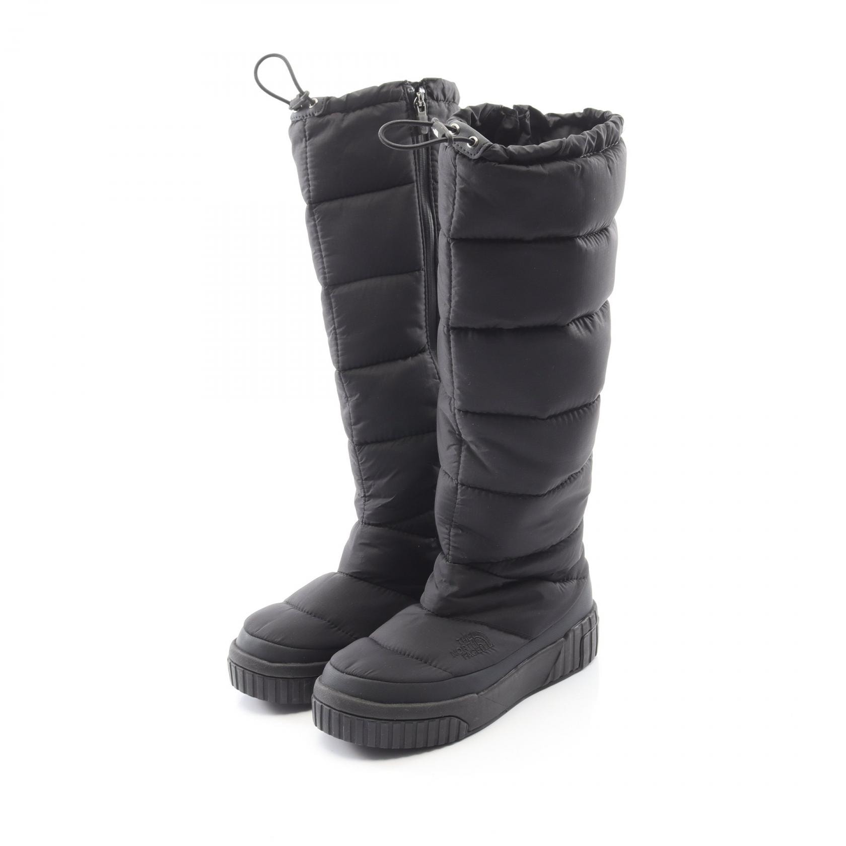 ザ・ノースフェイス THE NORTH FACE WHITE LABEL W BOOTIE CAMP X HIGH キャンプ ハイ ブーツ 靴 ナイロン レディース ブラック系 NS99L63J 【中古】